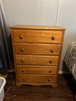 Wood dresser