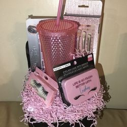 Mothers Day Makeup Bag Basket 