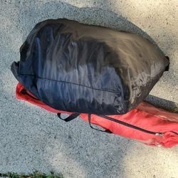 2 Person Tent With Poles, Flycover & Bags $20