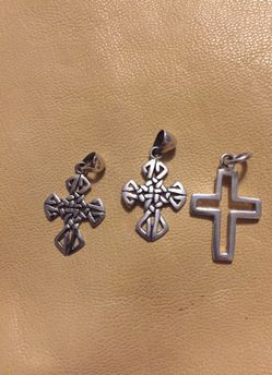 Sterling Silver cross pendants