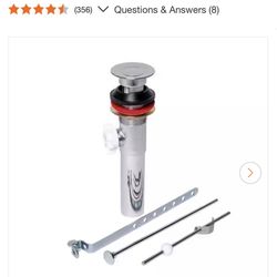 Chrome Finish Pop Up Drain