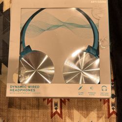 Cute Blue Headphones