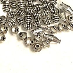 3 Styles Of Silver Beads