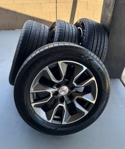 Take offs 🔥 Gmc Sierra Yukon Denali 20" Wheels and Newly Goodyear Tires 💯