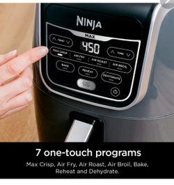 Ninja AF161 Air Fryer Max XL 5.5-Quart Max Crisp Fry Roast Bake