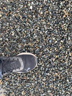 NEW! small river rock / pea gravel 12 yards