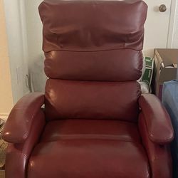 Red Leather Recliner!