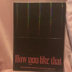 K-pop Blackpink How did you like that