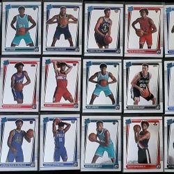 Lot Of 24 2021-22 Panini Donruss Optic Basketball Rated Rookie Cards