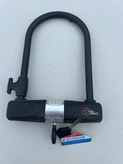 Via Velo Heavy-Duty U-Lock Bike Lock – 2 Keys