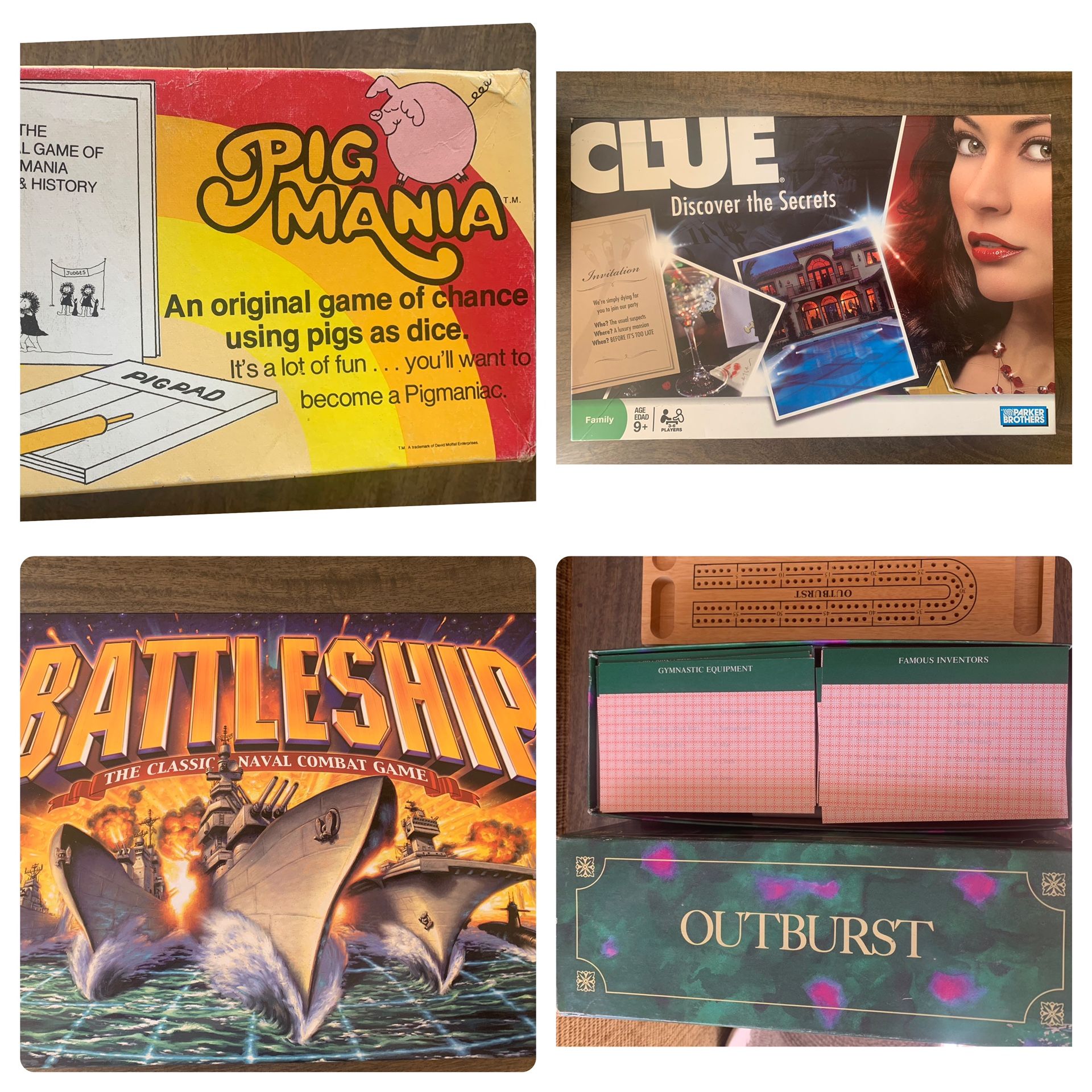 Board Games $5 Each