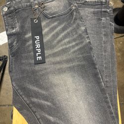 Purple jeans