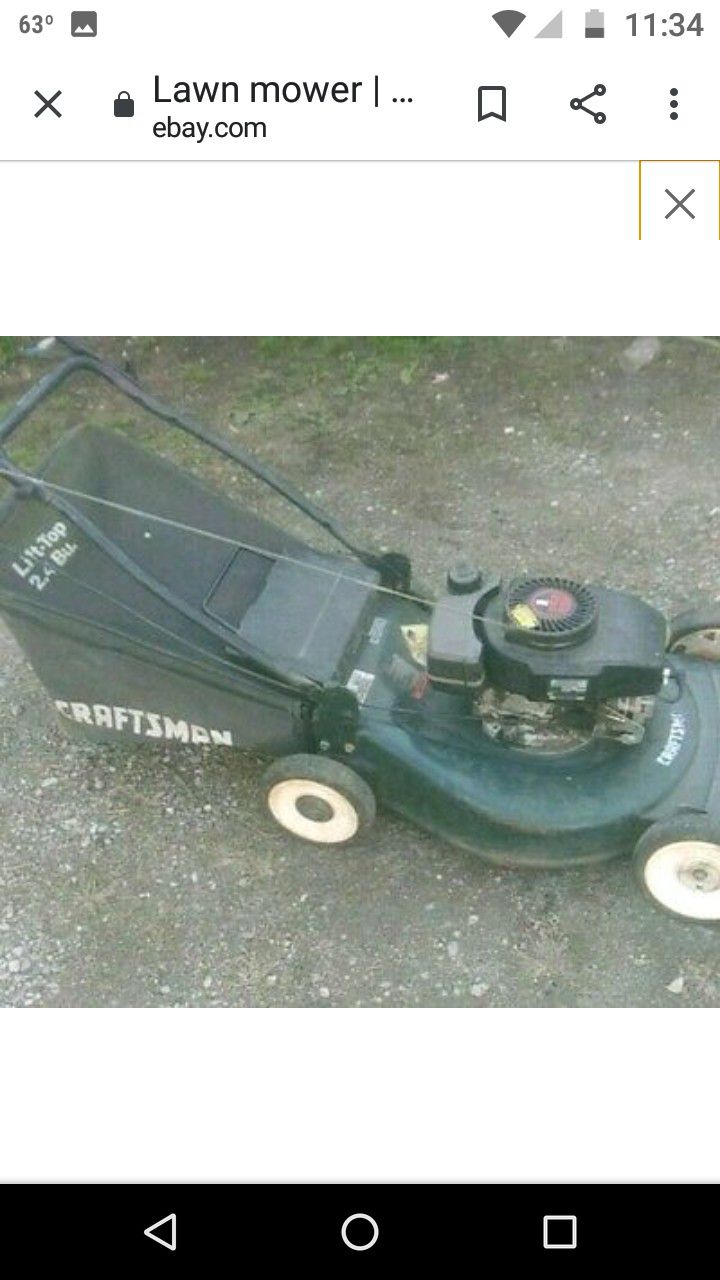 I can diagnose and fix push mowers and other small engine items unless deemed unrepairable