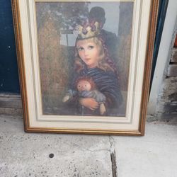 Print Of Queen Guinevere by Irene Spencer 