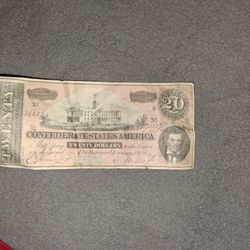 Confederate $20 Bill