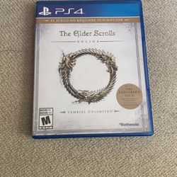 The Elderscrolls Online for PS4