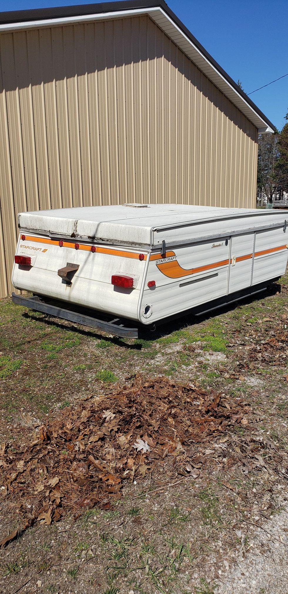 Photo Pop up camper for building trailer