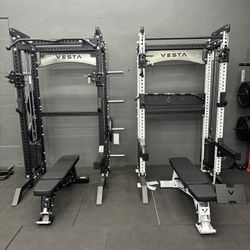 Vesta Fitness PRO SERIES Ultimate Half Rack Functional Trainer/Gym Equipment/ Home Gym/ Fitness