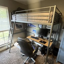 Twin Metal Loft Bed