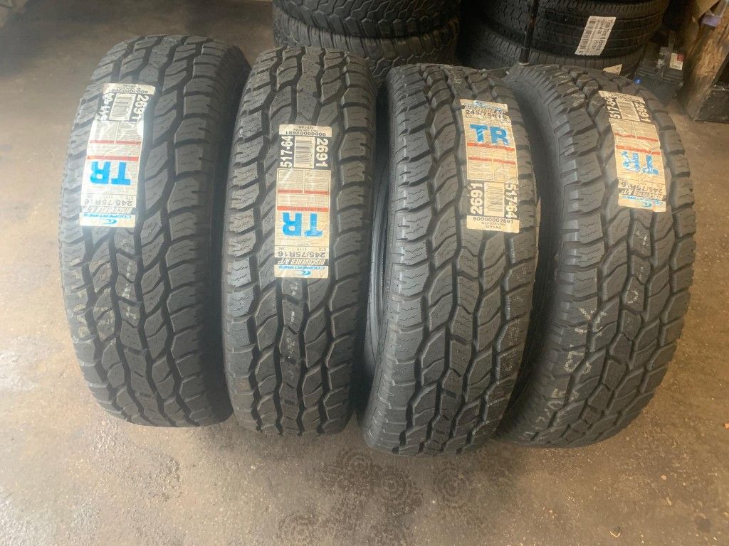 2457516 new tires cooper all terrain