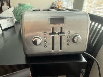 4-Slice Stainless Steel Toaster – Works Great