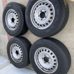 4 — 255/70r18 5x150 5x5.91 Stock Toyota Tundra Sequoia Wheels Rims Tires