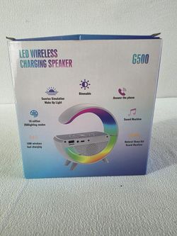 G500 LED Wireless Charging Speaker RGB