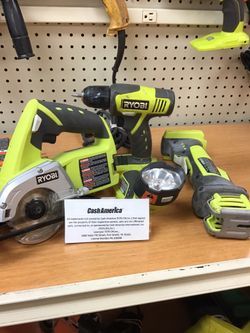 Ryobi 4 Piece Set 