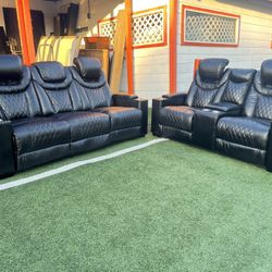 Motion, electric recliners, sofa and loveseat 