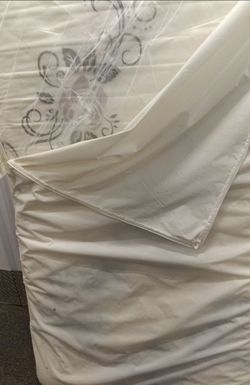New Twin size mattress with box spring- black design -