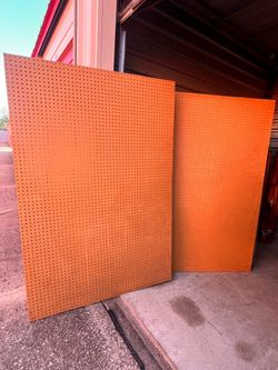 Hardboard Pegboard Panels – Set of 2
