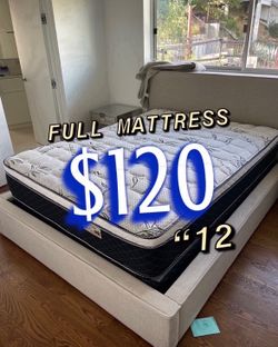 Full size pillow top mattress