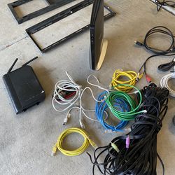 Wireless Routers And Cables 