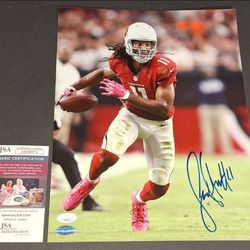 🔥 Larry Fitzgerald autographed 11x14 JSA COA 🔥