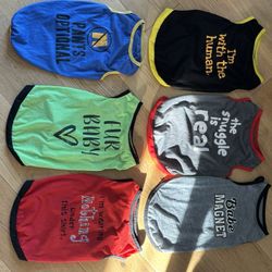 FRENCHIE DOG T~SHIRTS. SMALL TO MEDIUM