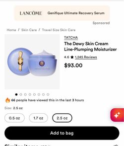 The Dewy Skin Cream Line-Plumping Moisturizer