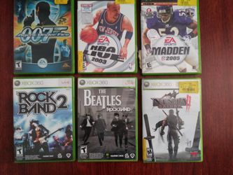 Used Wii , X-Box, X-Box 360 Games