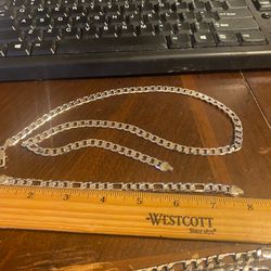 Silver 925 Necklace/bracelet Pair