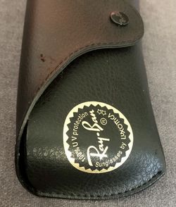 Ray Ban Black Sunglasses Snap Case 