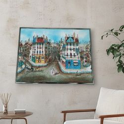 Painted Picture of  a City