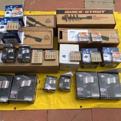 Big Auto Parts Lot All New Struts/Shock Suspensions/Spark Plugs/Wheel Bearing & Hub, Break pads Kits And More