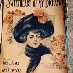 Vintage Sheet Music Early 1900s