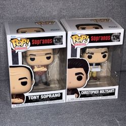 Funko Pop Lot - The Sopranos - Tony Soprano and Christopher Moltisanti
