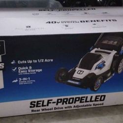 HART 40V CORDLESS 20IN BRUSHLESS SELF-PROPELLED MOWER KIT