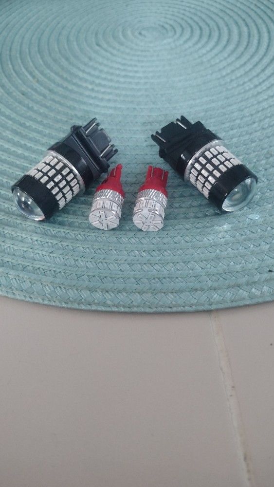 Red LED Headlights and Park For Crown Vic.