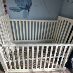 Pottery barn crib and toddler bed