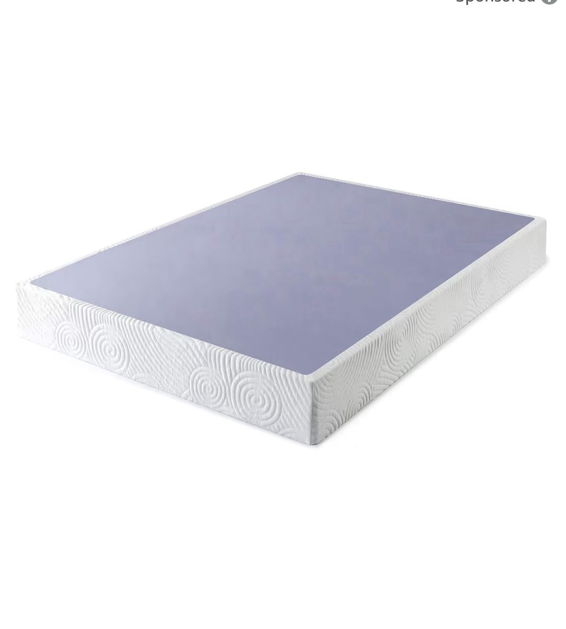 Box Spring with Wood Slats, King