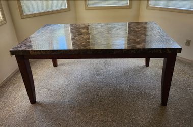 Free Large Granite Dinning Room Table