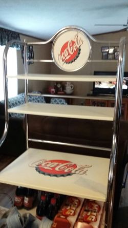 Coca cola bakers rack