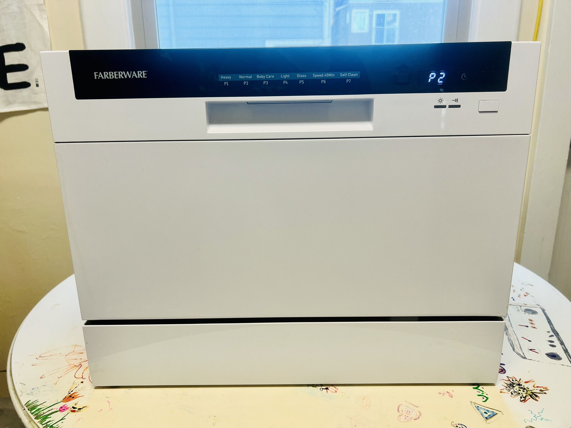 Farberware Portable Countertop Dishwasher - 7-Program System  21 in. 